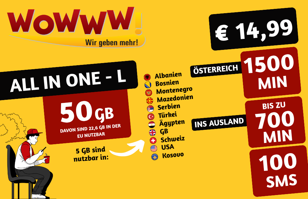 Produktfoto WOWWW! All in One-L Guthaben kaufen